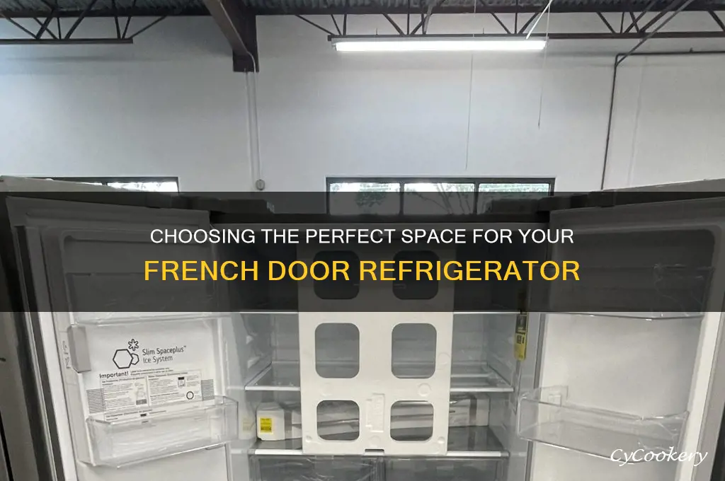 what size space for french door refrigerator