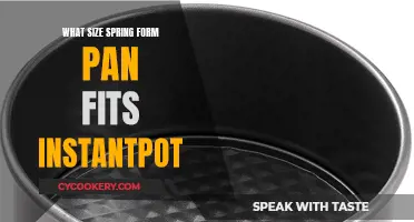 Springform Pan Sizes for Instant Pot