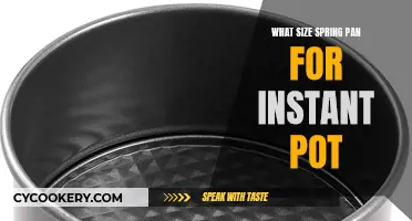 Springform Pan Sizes for Instant Pot