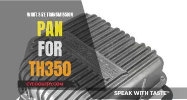 TH350 Transmission Pan: Size Guide