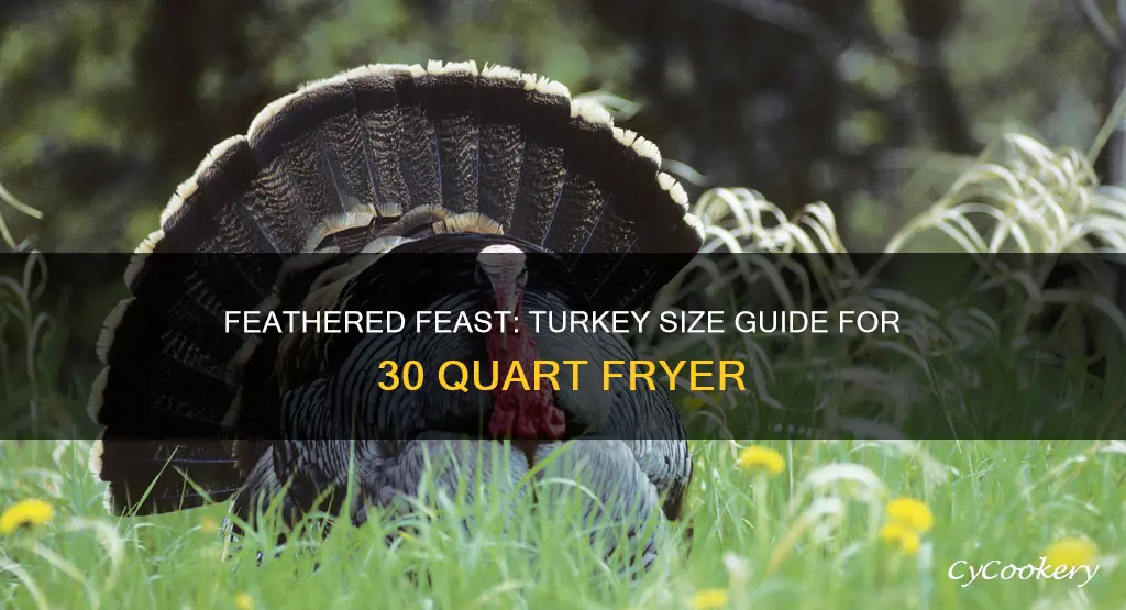 what size turkey can fit in a 30 quart fryer