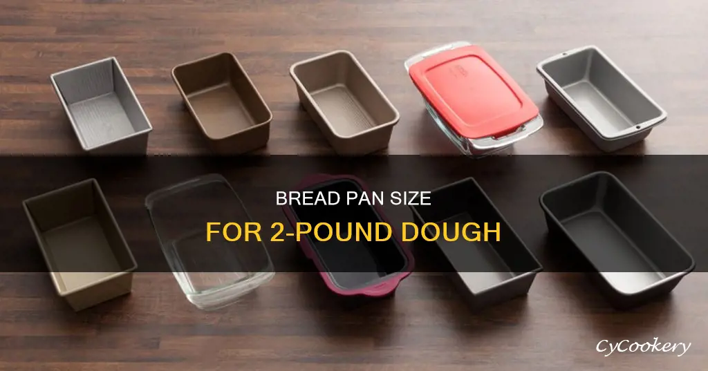 what size usa bread pan holds 2lbs of dough