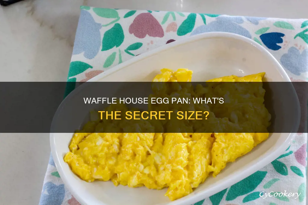 what size waffle house egg pan