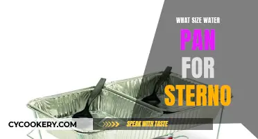 Sterno Water Pan: Size Matters