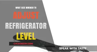 Adjusting Your Refrigerator's Level: Finding the Right Wrench Size