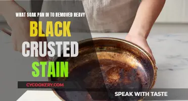 How to Soak Pans to Remove Stubborn Black Stains