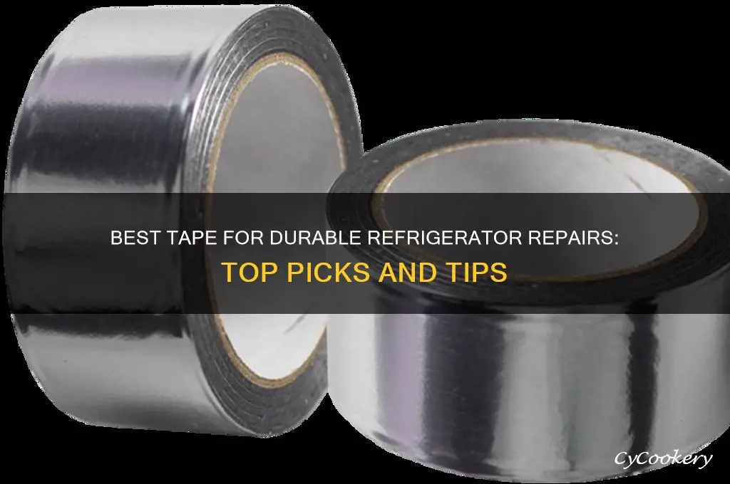 what tape holds up repairing a refrigerator