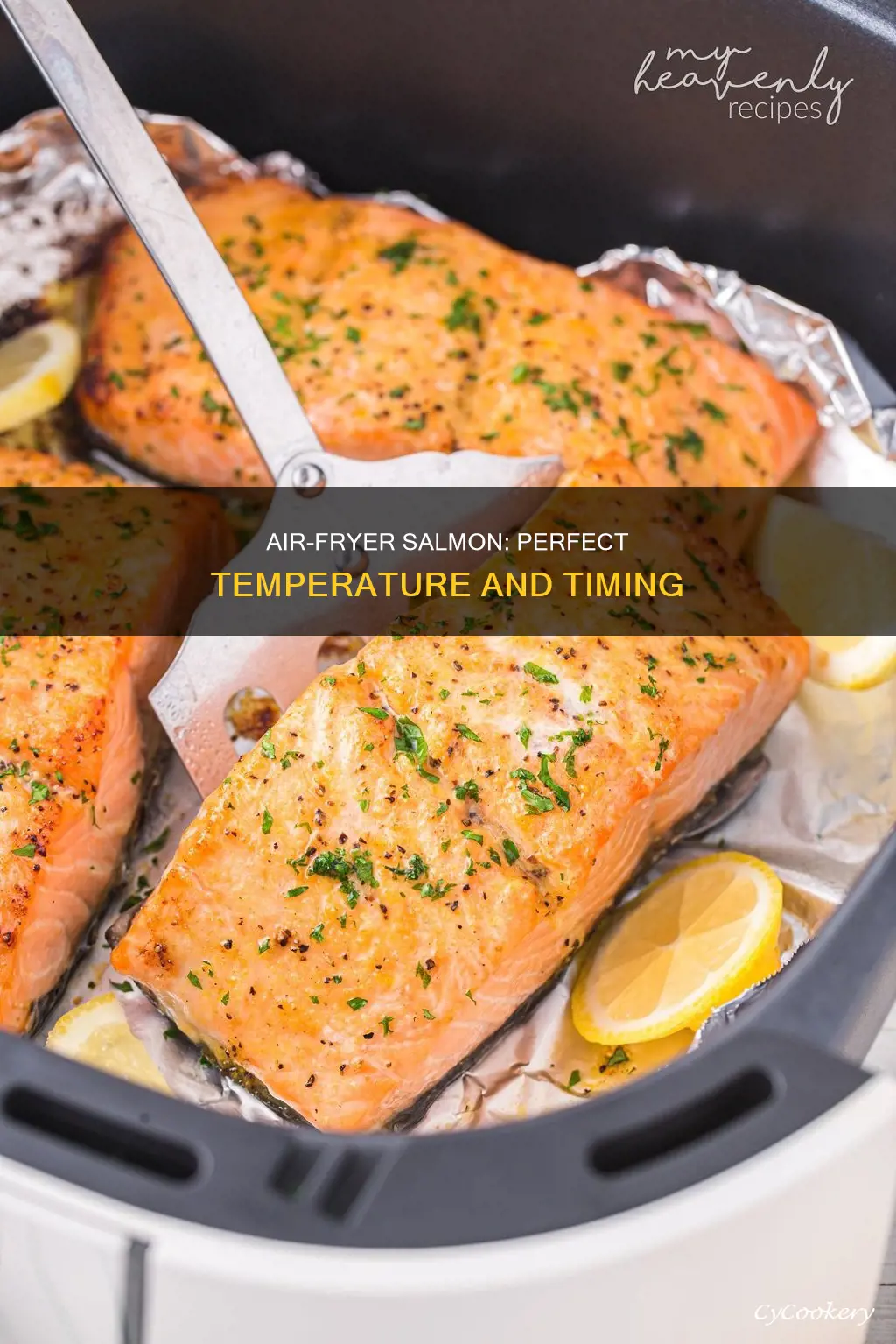 what temp and time to cook salmon in air fryer