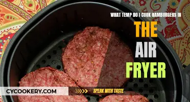 Air-Fryer Hamburgers: Perfect Temperature for Juicy Results