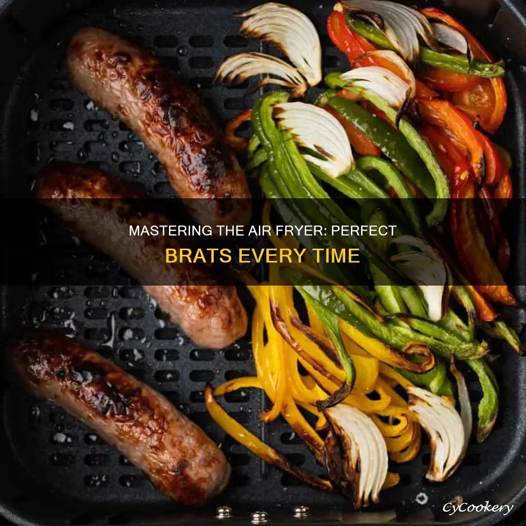 what temp do you cook brats in air fryer