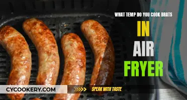 Air Fryer Brats: Perfect Temperature for Cooking