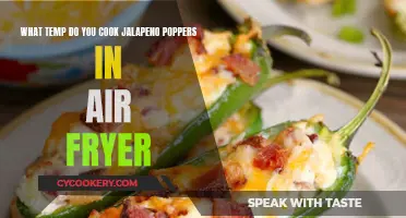 Air Fryer Jalapeno Poppers: The Perfect Temperature