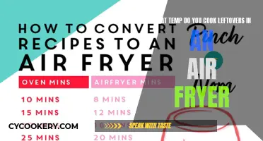 Air Fryer Leftovers: Safe Temperature Tips