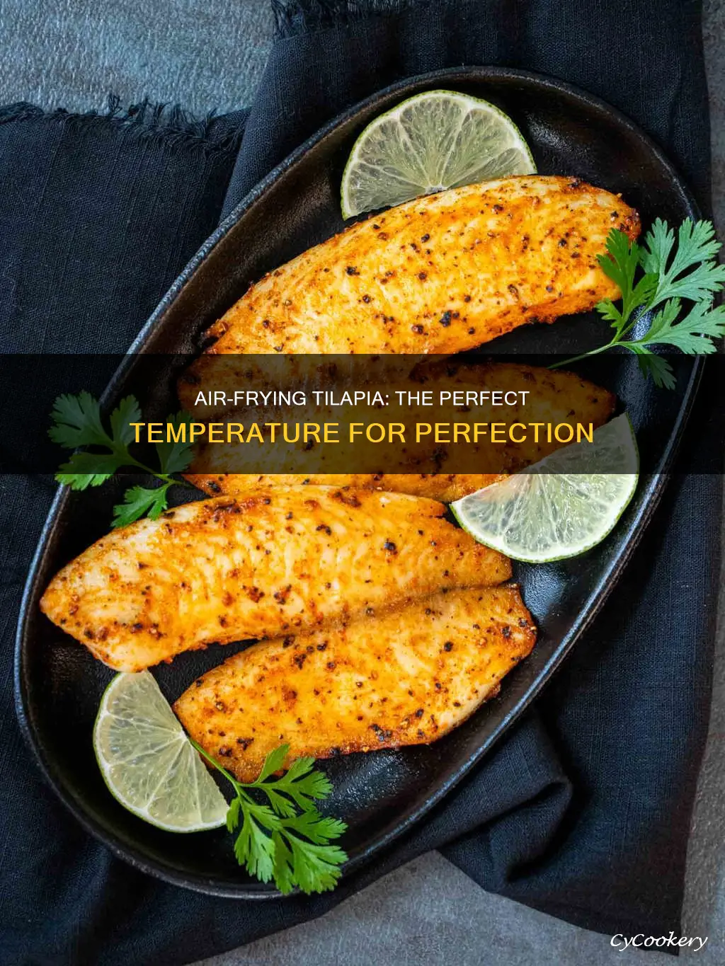 what temp do you cook tilapia in air fryer
