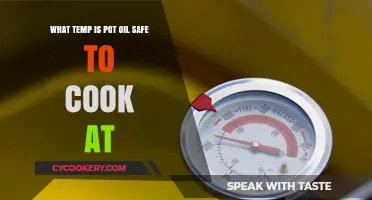 Safe Cooking Temperatures for Pot Oil: A Comprehensive Guide