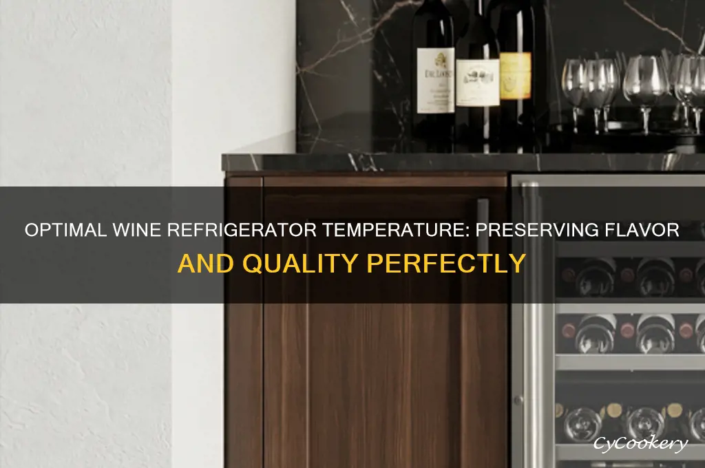 what temp should a wine refrigerator be