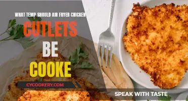 Air Fryer Chicken Cutlets: Perfect Temperature for Crispy, Juicy Results