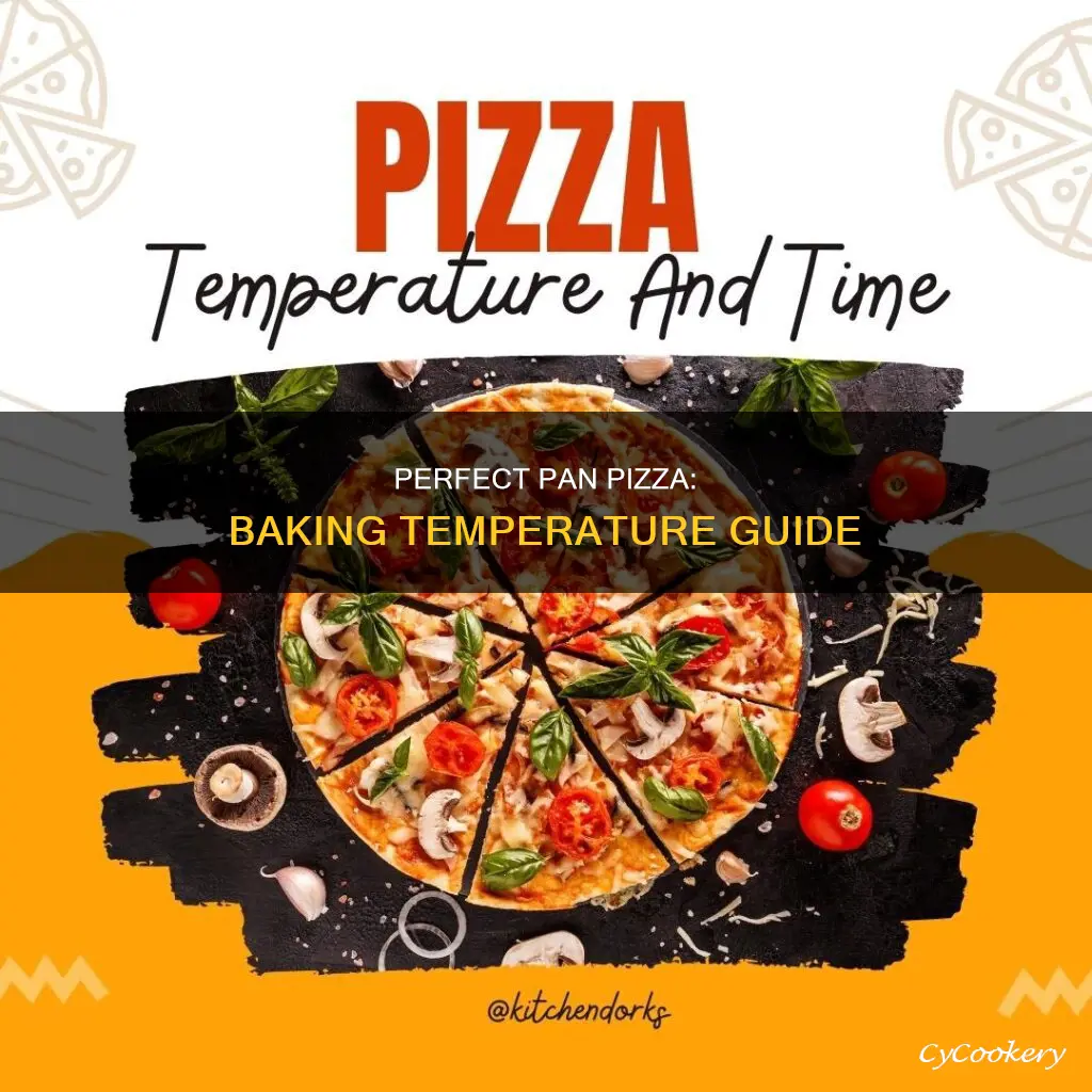 what temp to bake a pan pizza