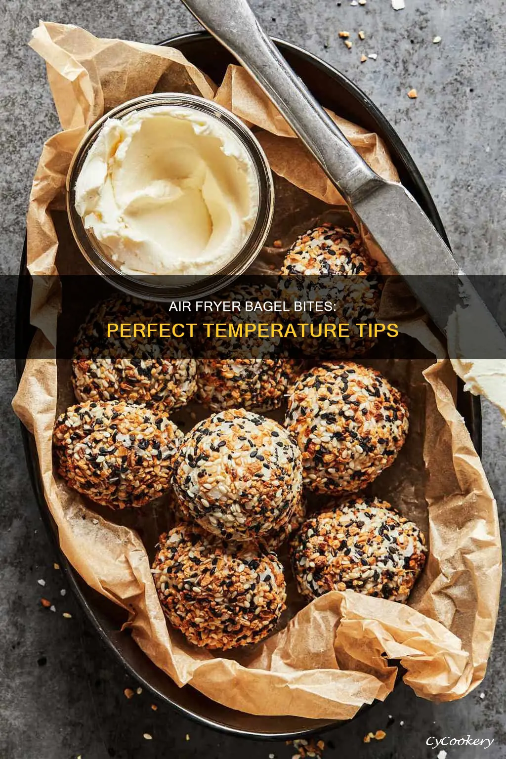 what temp to cook bagel bites in air fryer