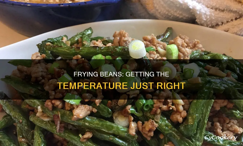 what temp to cook beans in fryer