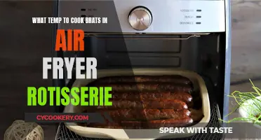 Mastering the Art of Air-Frying Brats: Perfect Temp for Rotisserie Cooking