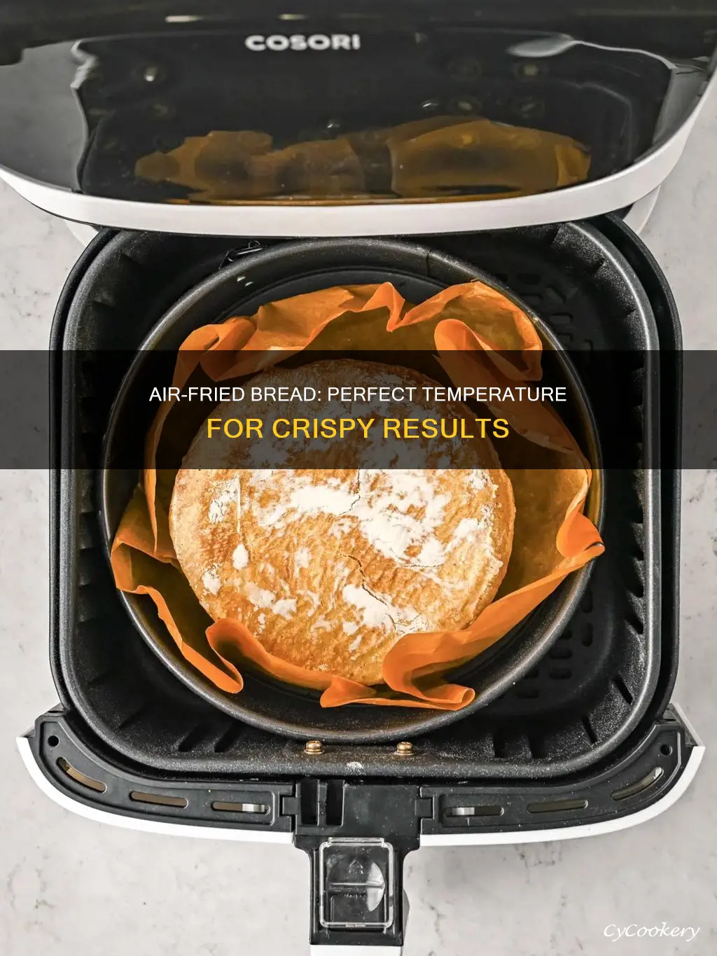 what temp to cook bread in air fryer