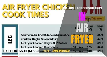 Perfectly Crispy Chicken Fingers: The Air Fryer Temperature Guide