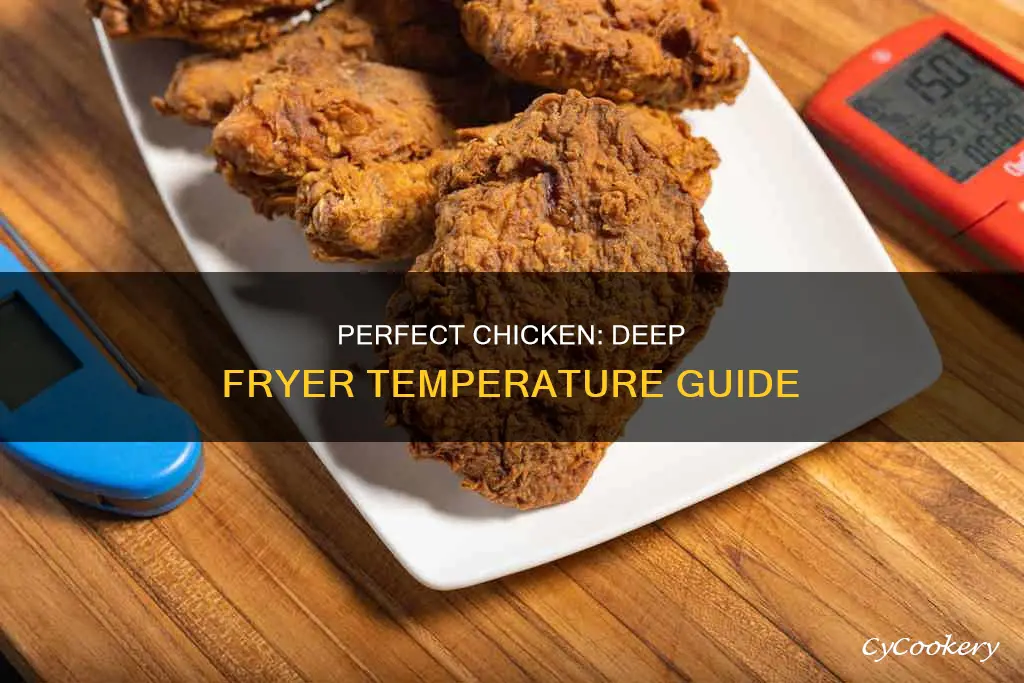 what temp to cook chicken in deep fryer