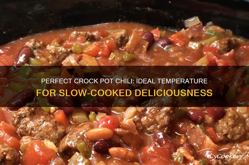 what temp to cook chili in crock pot