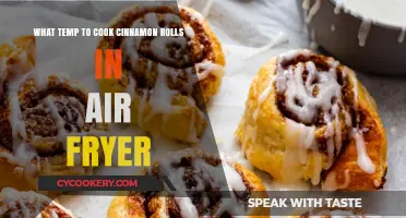 Perfectly Baked: Air Fryer Cinnamon Roll Temperature Guide