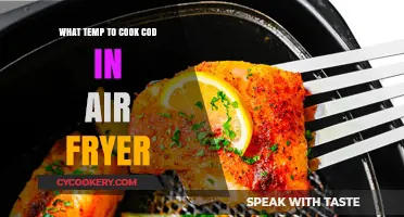 Perfectly Baked Cod: Air Fryer Temperature Guide