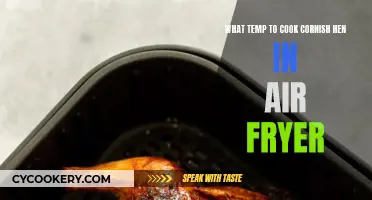 Air-Frying Cornish Hens: The Perfect Temperature