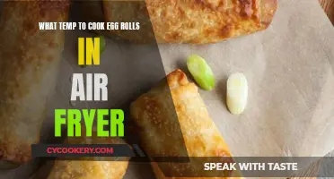 Crispy Egg Rolls: Air Fryer Temp Guide