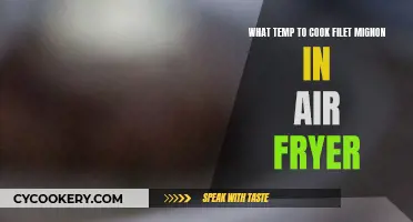 Filet Mignon: Air Fryer Temperature and Timing Guide