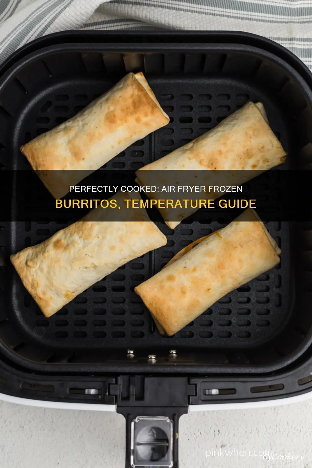 what temp to cook frozen burritos in air fryer