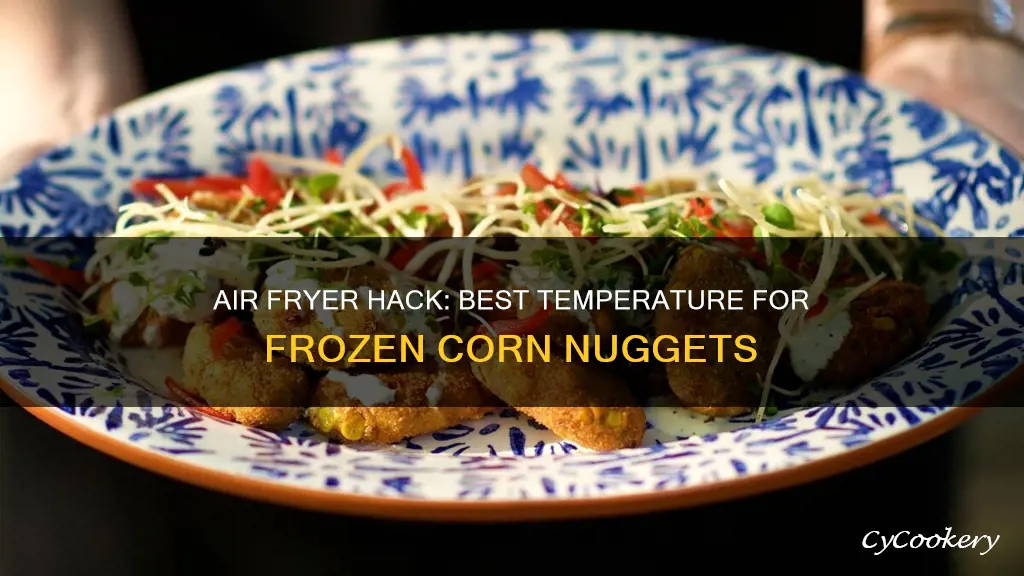 what temp to cook frozen corn nuggets in air fryer