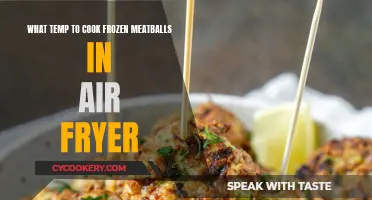 Perfectly Cooked Frozen Meatballs: Air Fryer Temp Guide