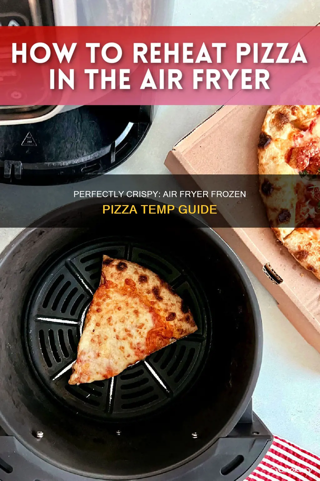 what temp to cook frozen pizza in air fryer