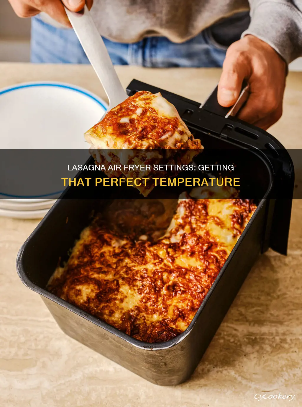 what temp to cook lasagna in air fryer