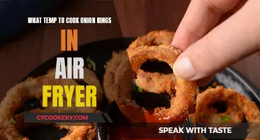 Crispy Onion Rings: Air Fryer Temp Guide