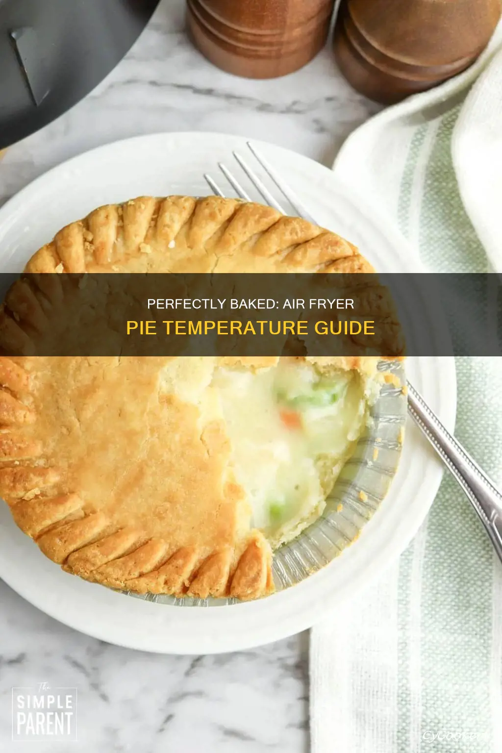 what temp to cook pie in air fryer