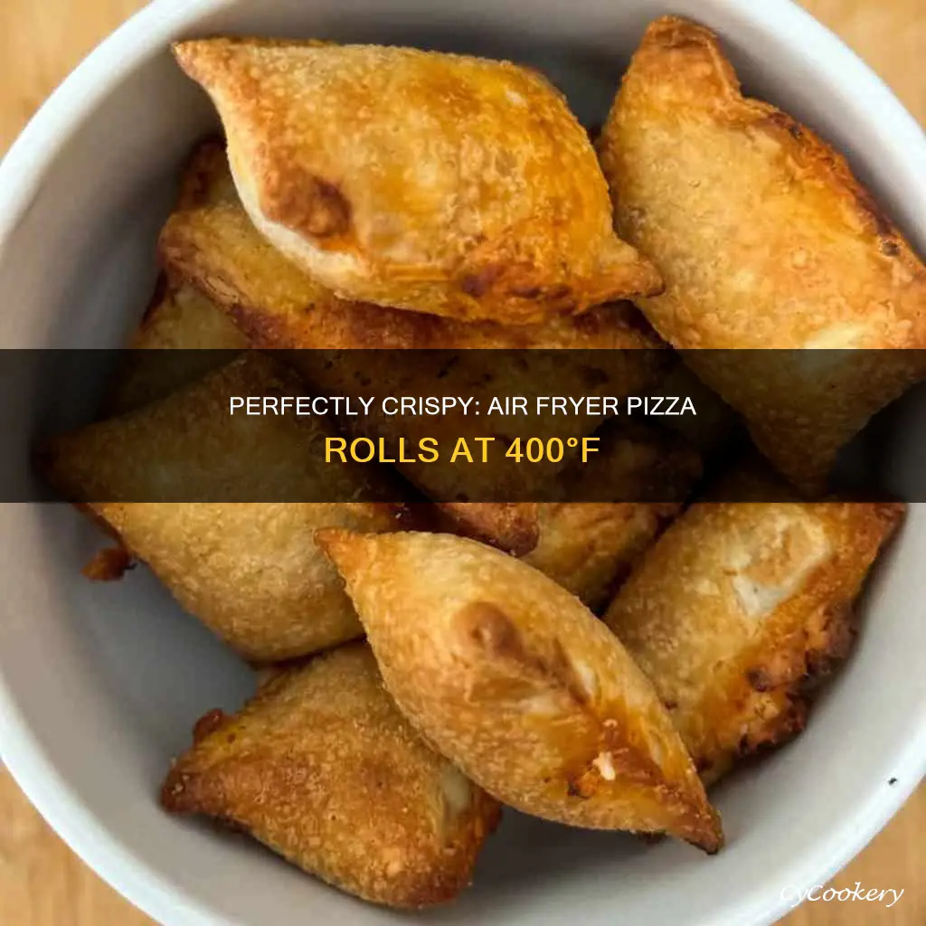 what temp to cook pizza rolls in air fryer