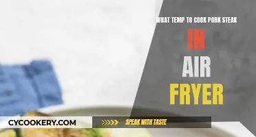 Air Fryer Pork Steak: Best Temperature to Cook
