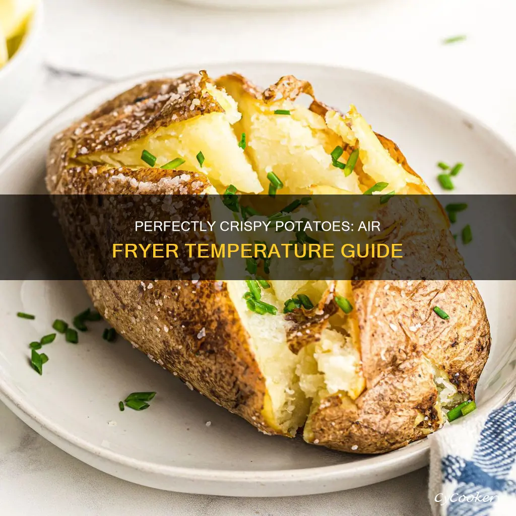 what temp to cook potatoes in air fryer