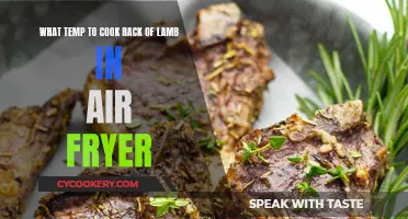 Perfectly Cooked Rack of Lamb: Air Fryer Temperature Guide