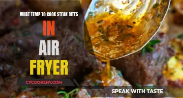 Steak Bites: Perfect Temp for Air Fryer Cooking