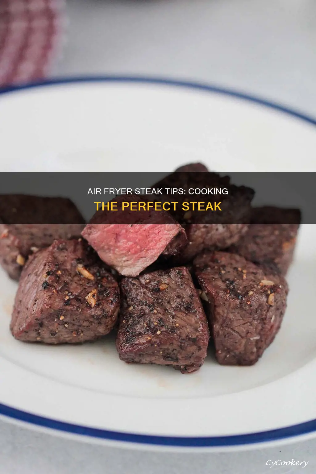 what temp to cook steak tips in air fryer