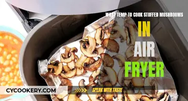 Air Fryer Magic: Perfectly Cooked Stuffed Mushrooms
