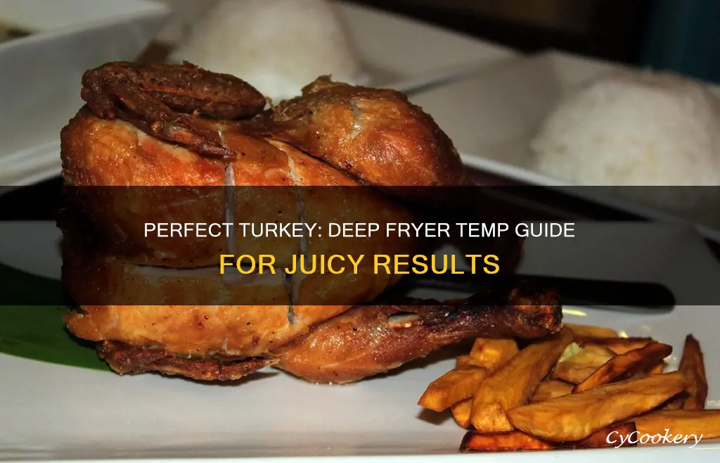 what temp to cook turkey deep fryer