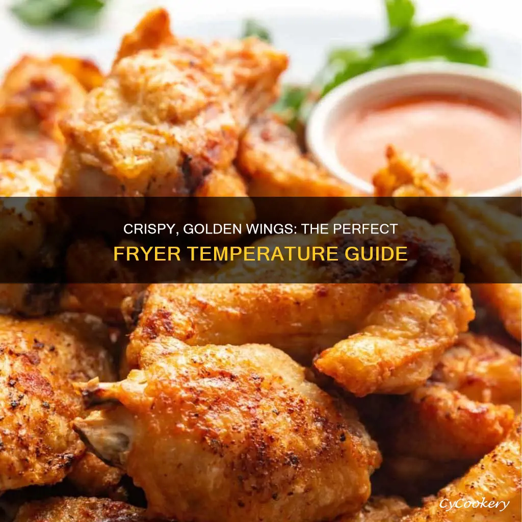 what temp to cook wings in fryer